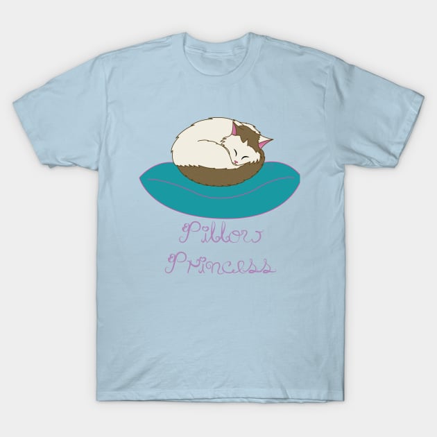 Pillow Princess T-Shirt by lizzyfly